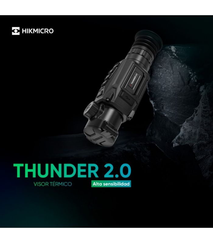 Visor térmico Thunder Pro TE19C HIKMICRO + Montura para rifle - El