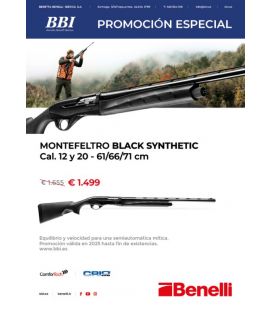 Escopeta BENELLI Montefeltro Black Synthetic